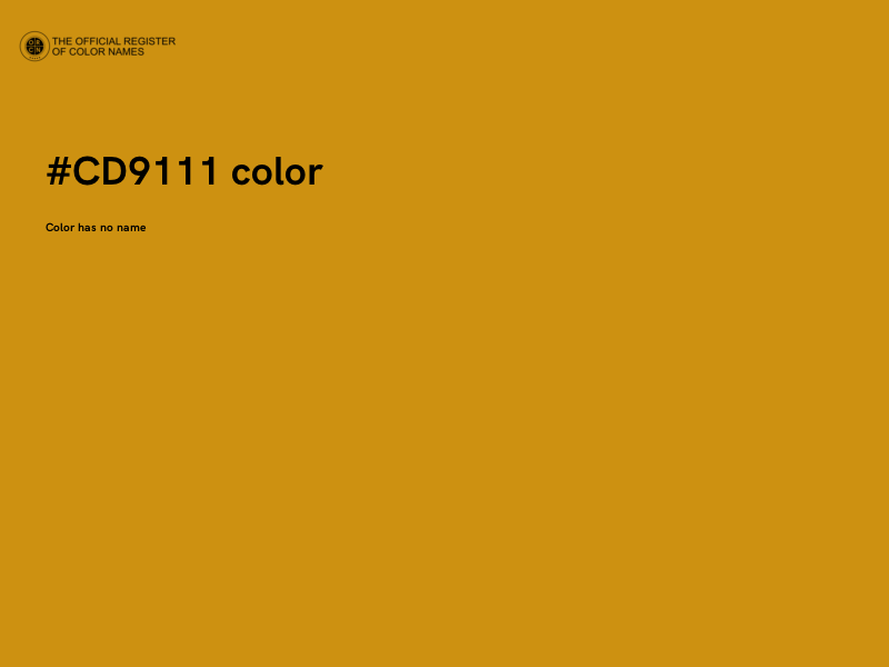 #CD9111 color image