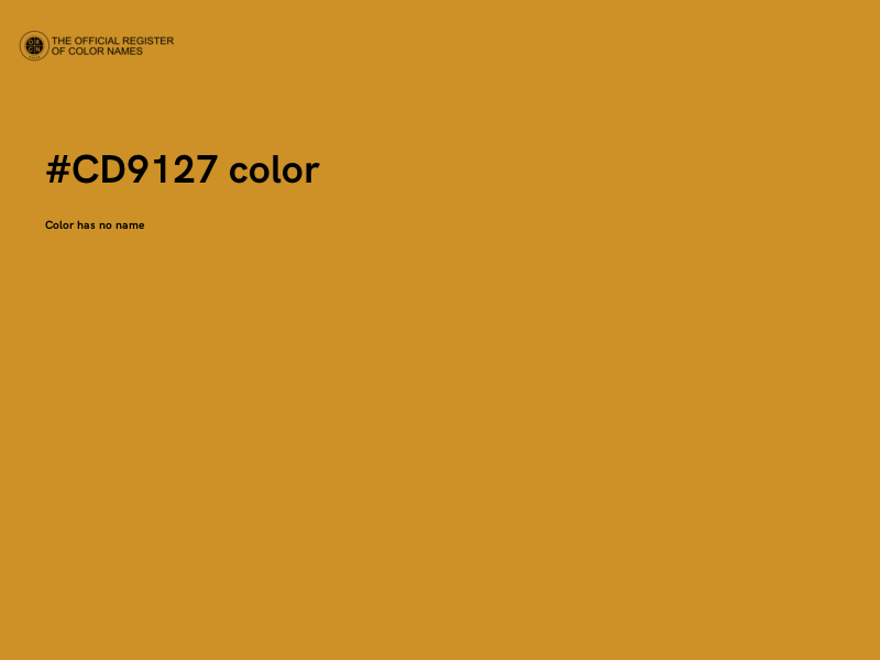 #CD9127 color image