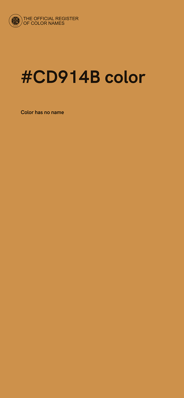 #CD914B color image