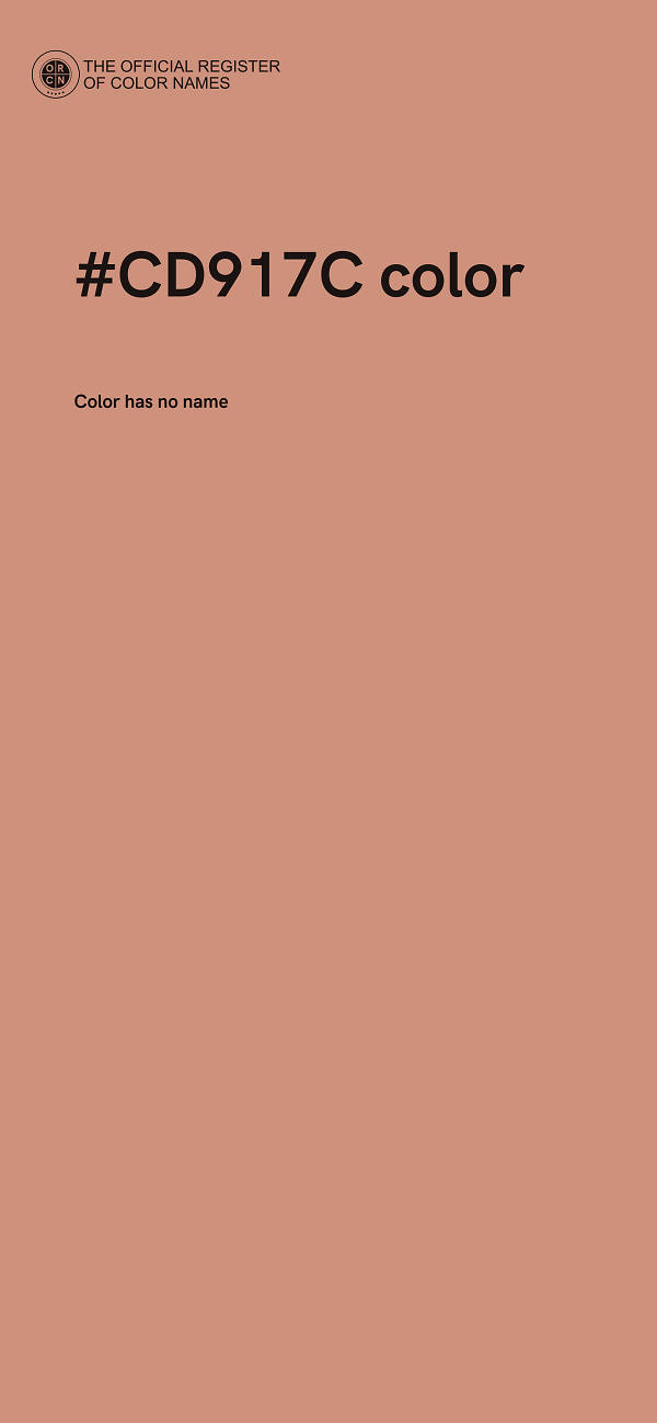 #CD917C color image