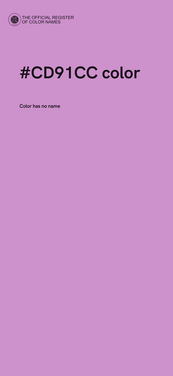 #CD91CC color image