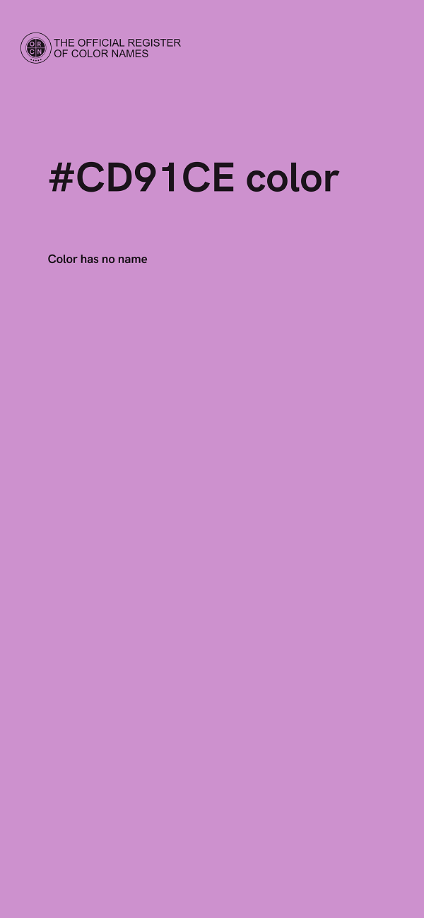 #CD91CE color image