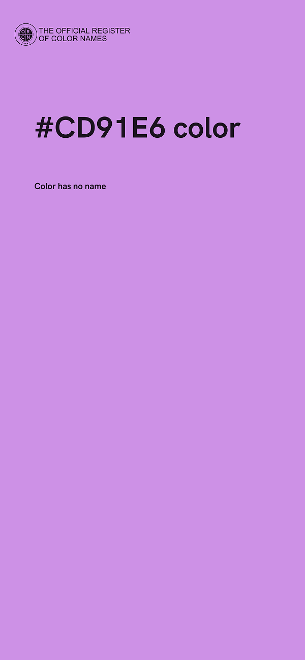 #CD91E6 color image