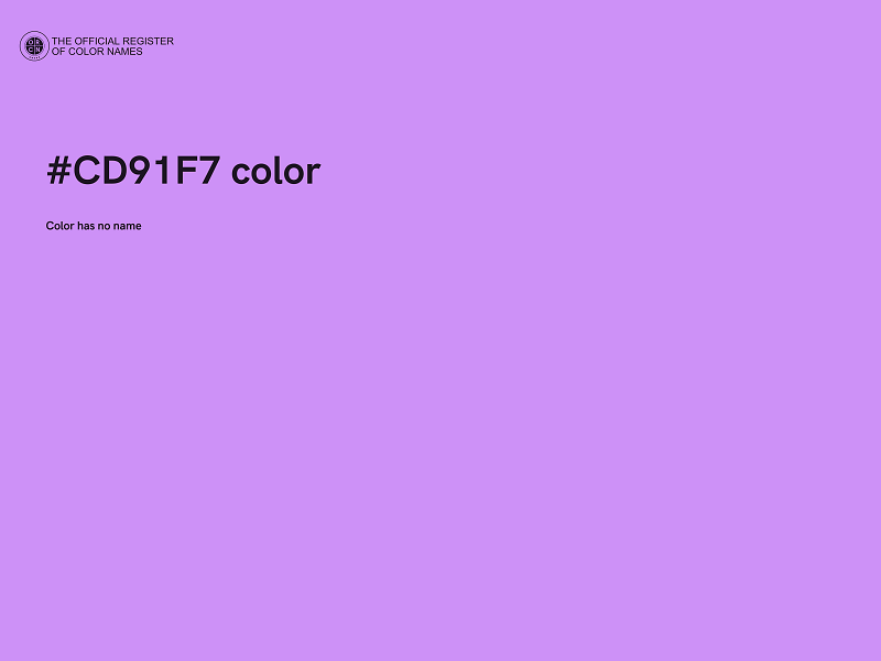 #CD91F7 color image