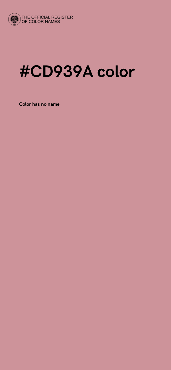 #CD939A color image