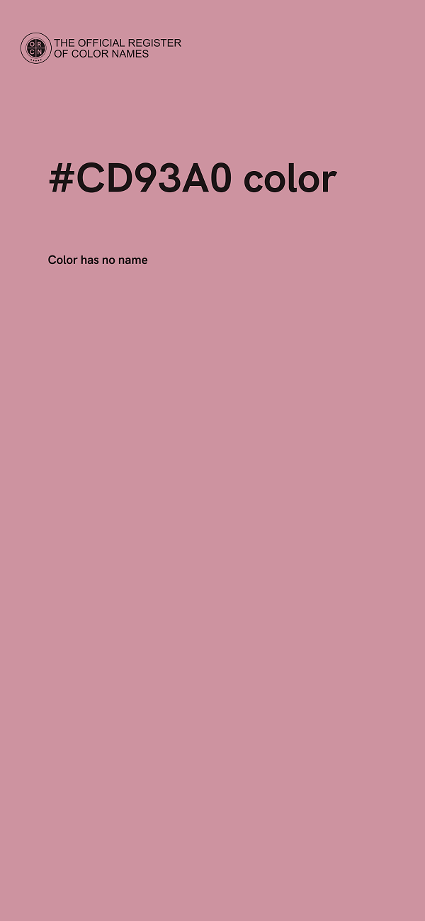 #CD93A0 color image