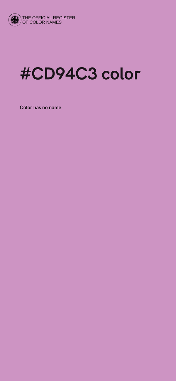 #CD94C3 color image