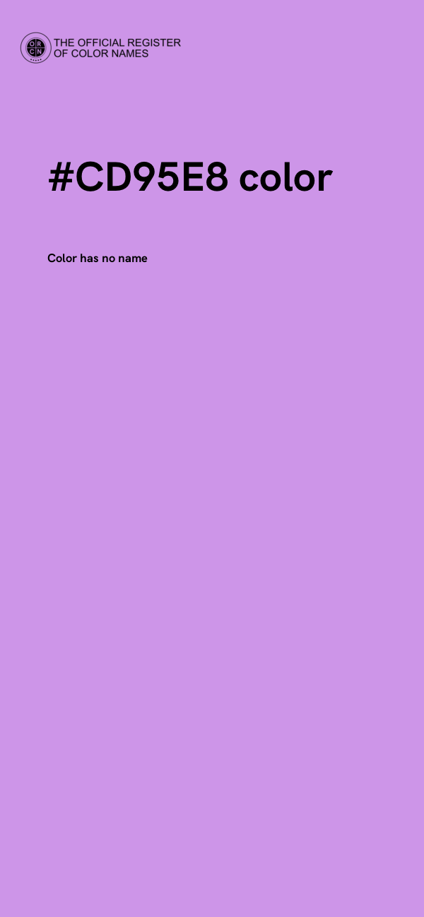 #CD95E8 color image