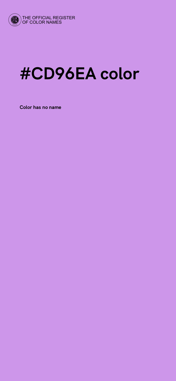 #CD96EA color image