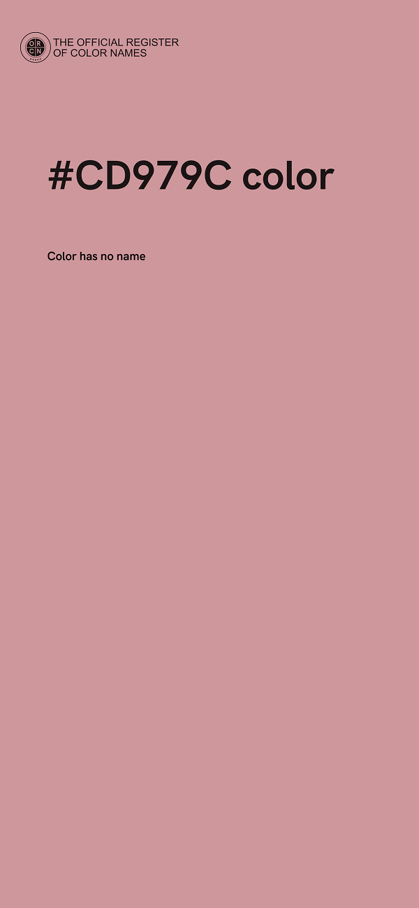 #CD979C color image