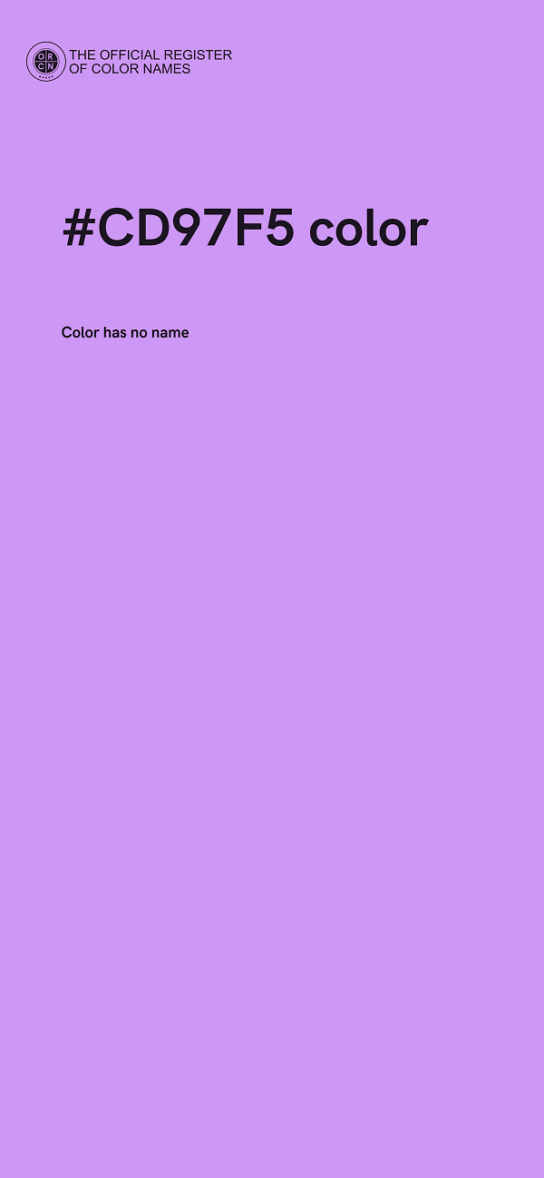 #CD97F5 color image