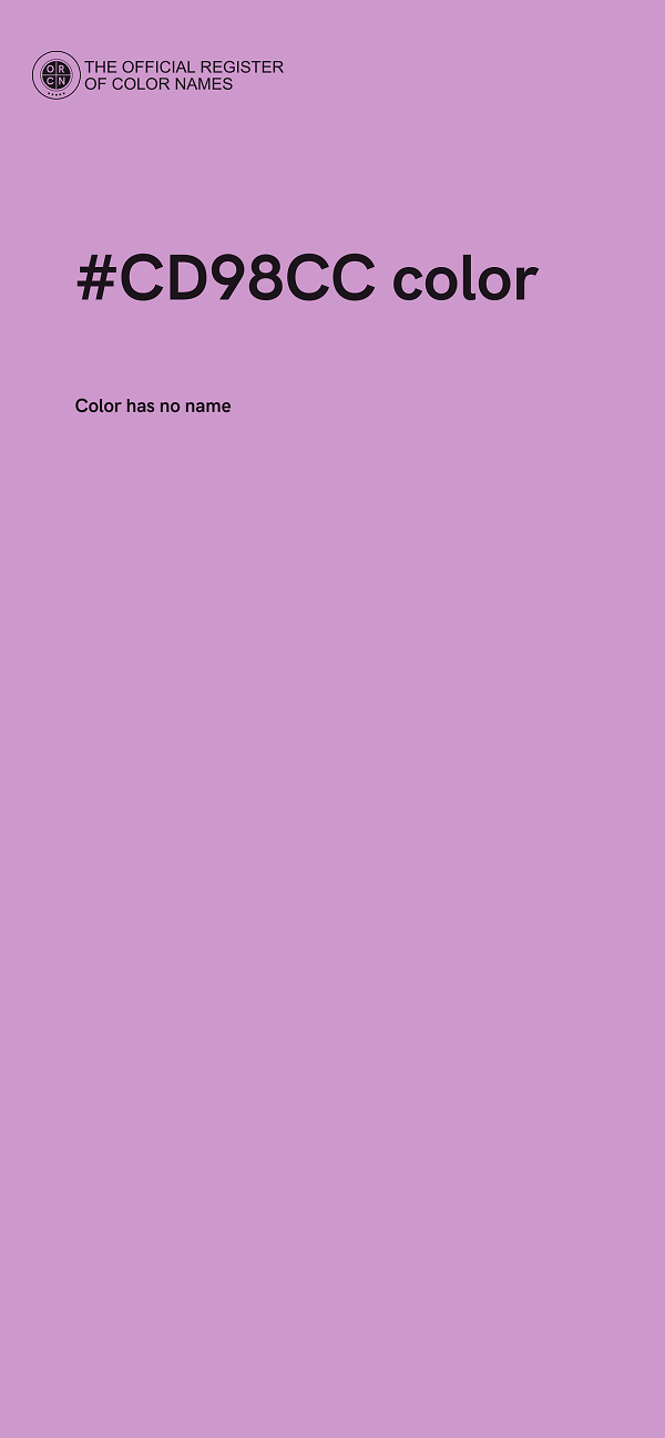 #CD98CC color image