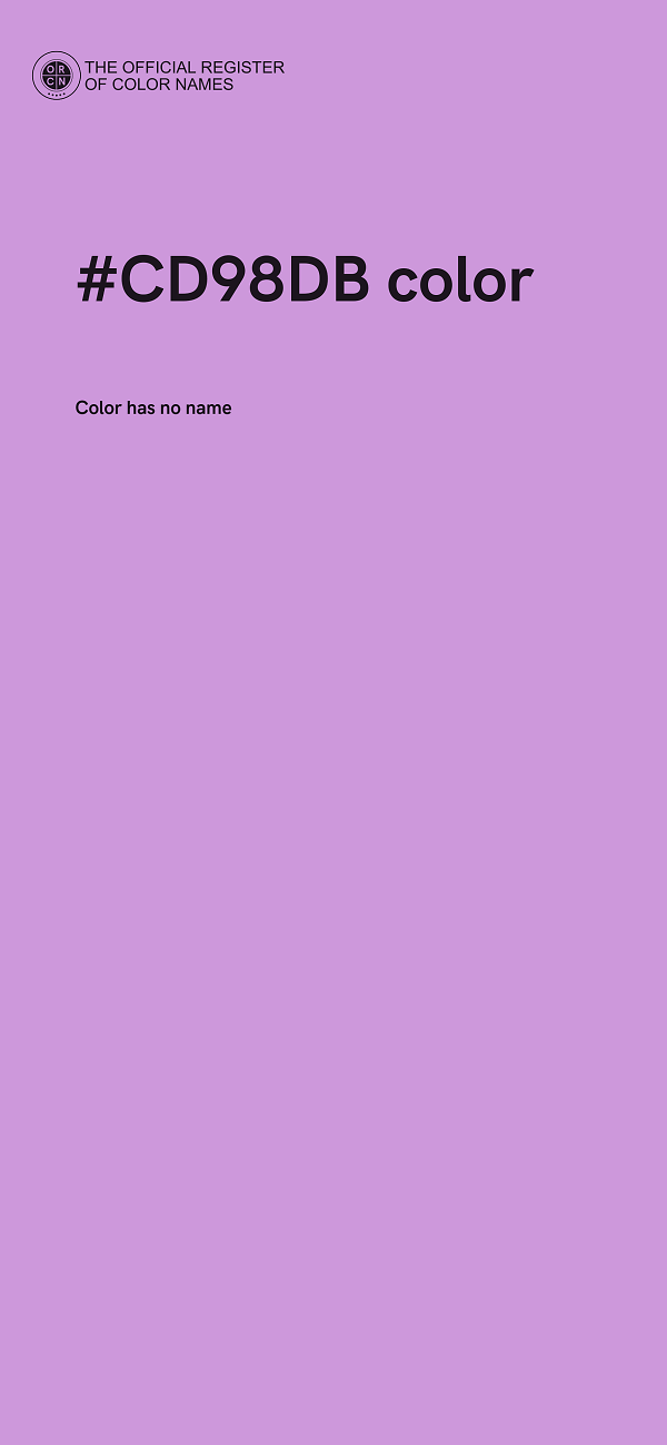 #CD98DB color image