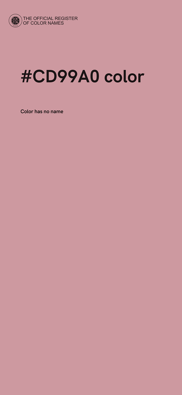 #CD99A0 color image