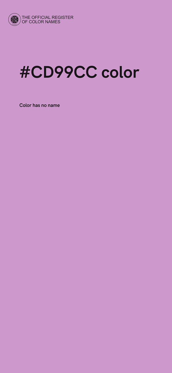 #CD99CC color image