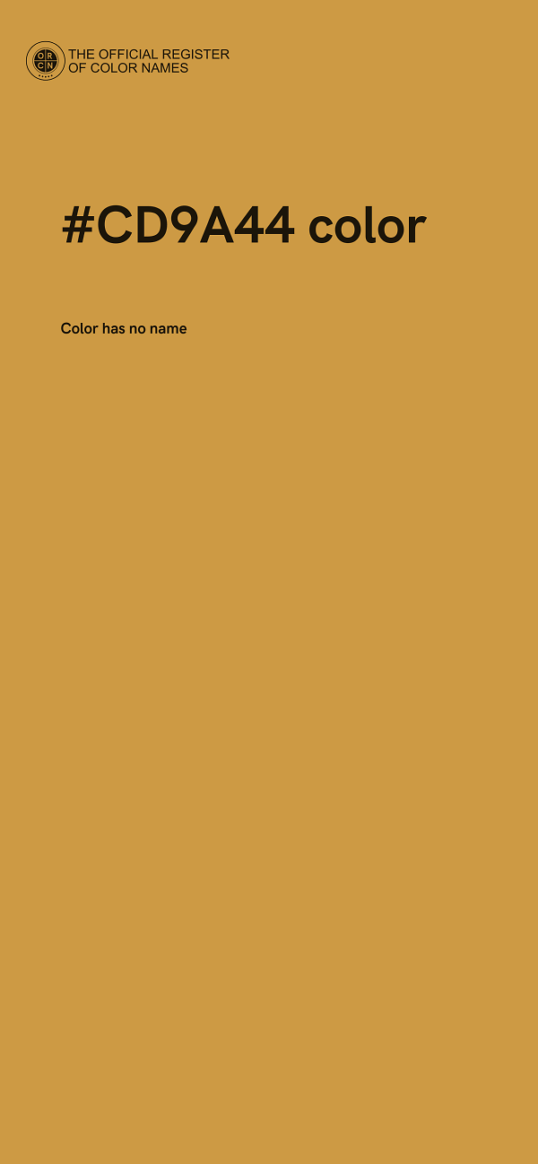 #CD9A44 color image