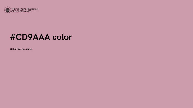 #CD9AAA color image