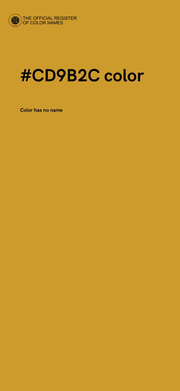#CD9B2C color image