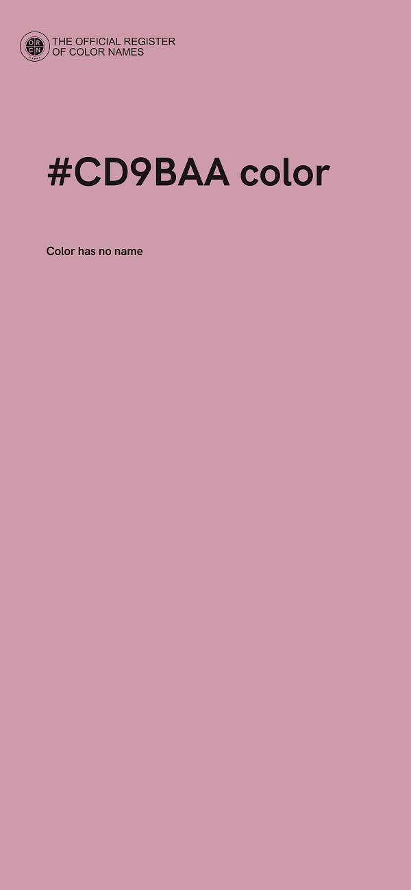 #CD9BAA color image