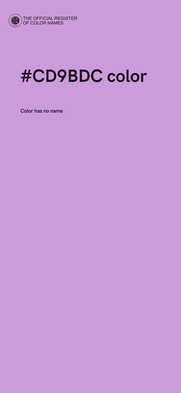 #CD9BDC color image