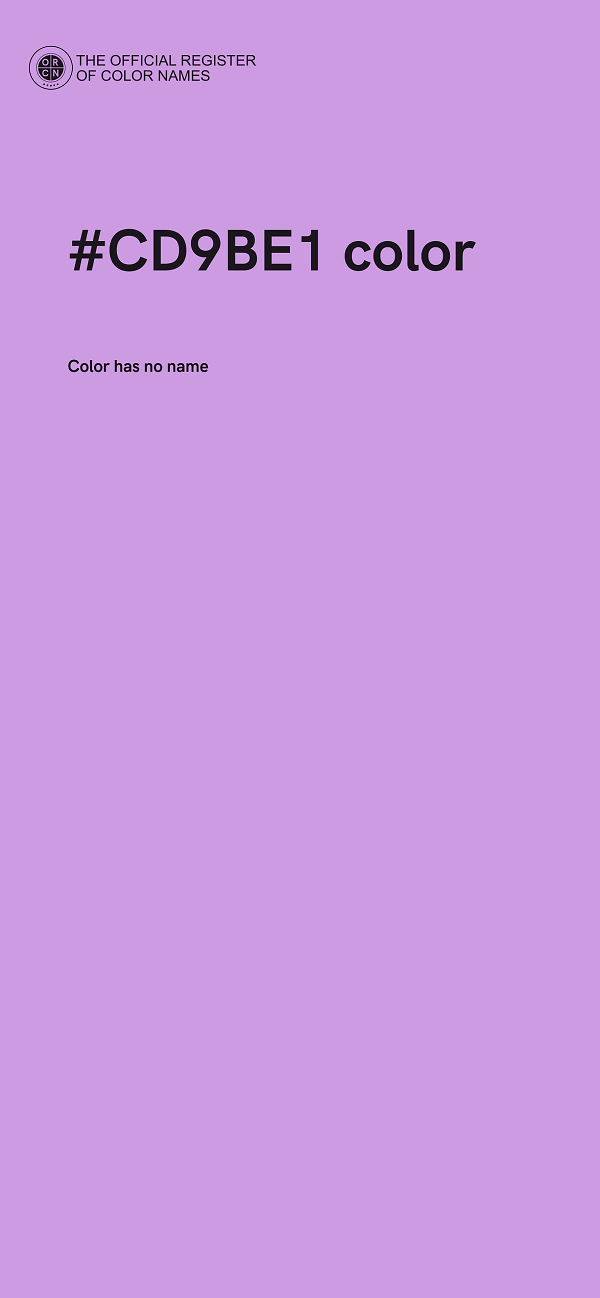 #CD9BE1 color image