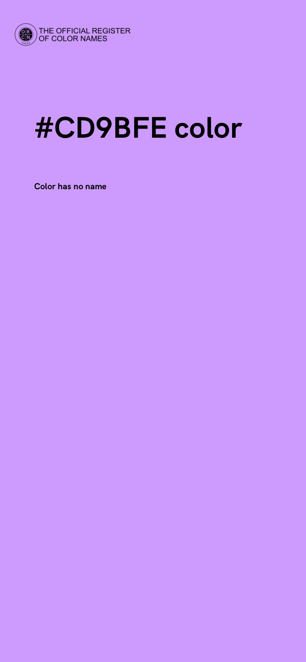 #CD9BFE color image