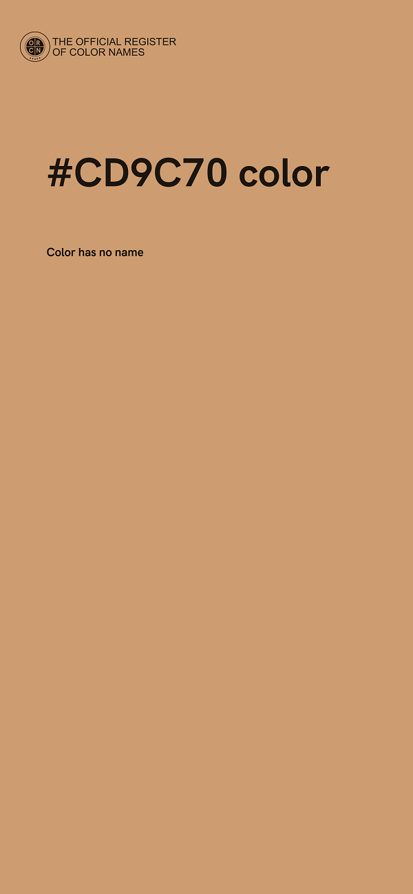 #CD9C70 color image