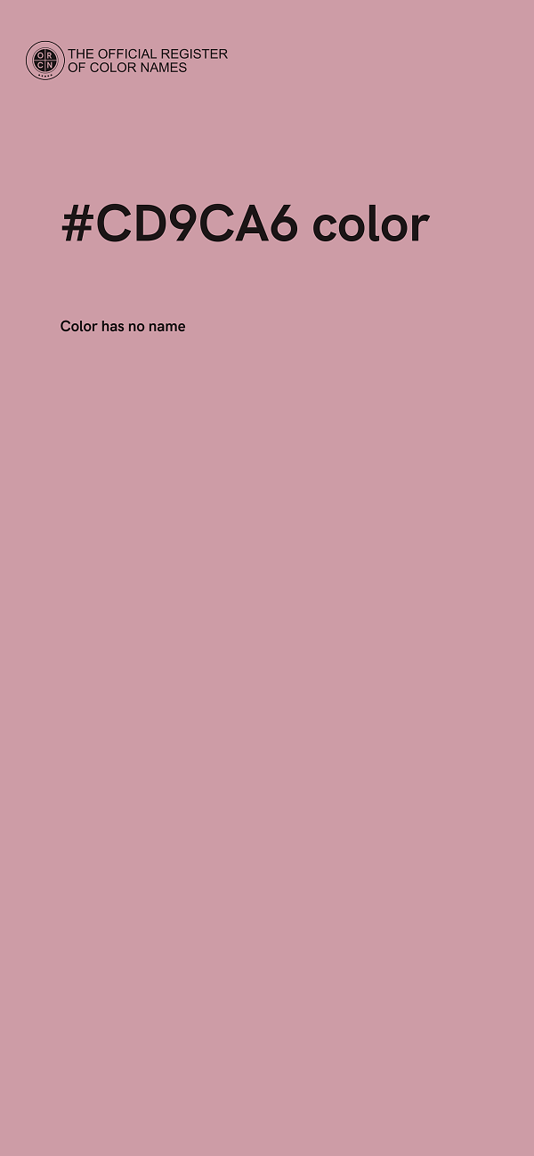 #CD9CA6 color image