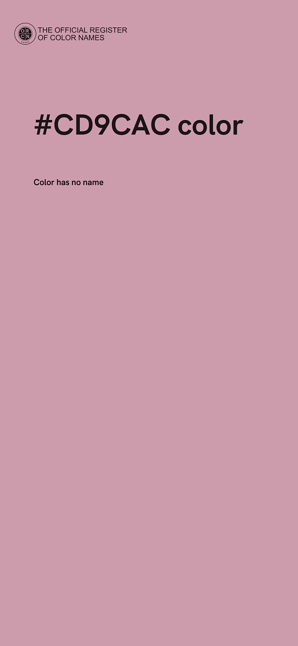 #CD9CAC color image