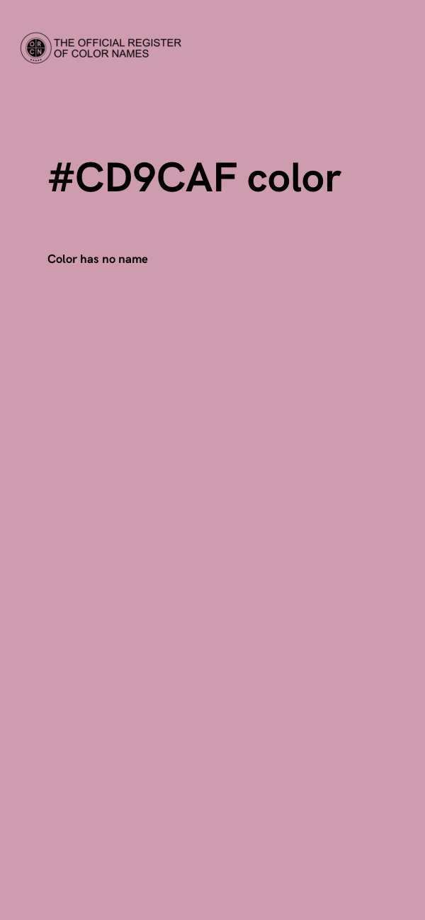 #CD9CAF color image