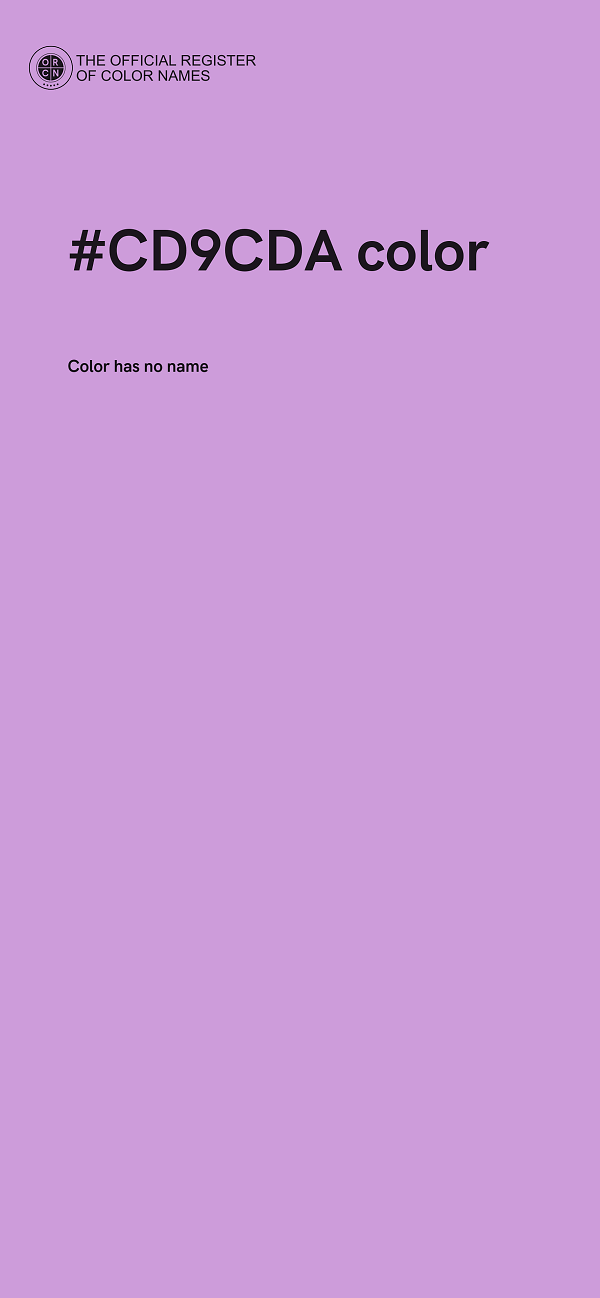 #CD9CDA color image