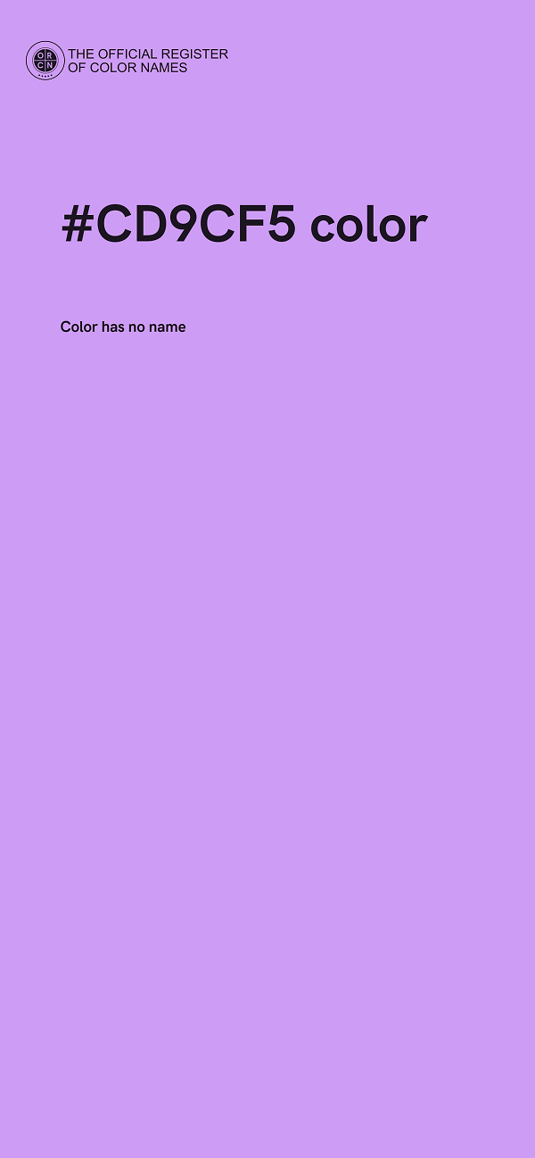 #CD9CF5 color image