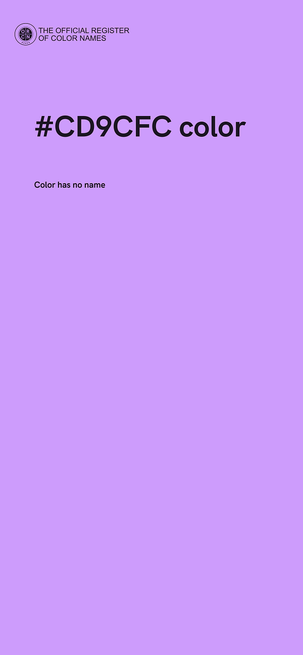 #CD9CFC color image