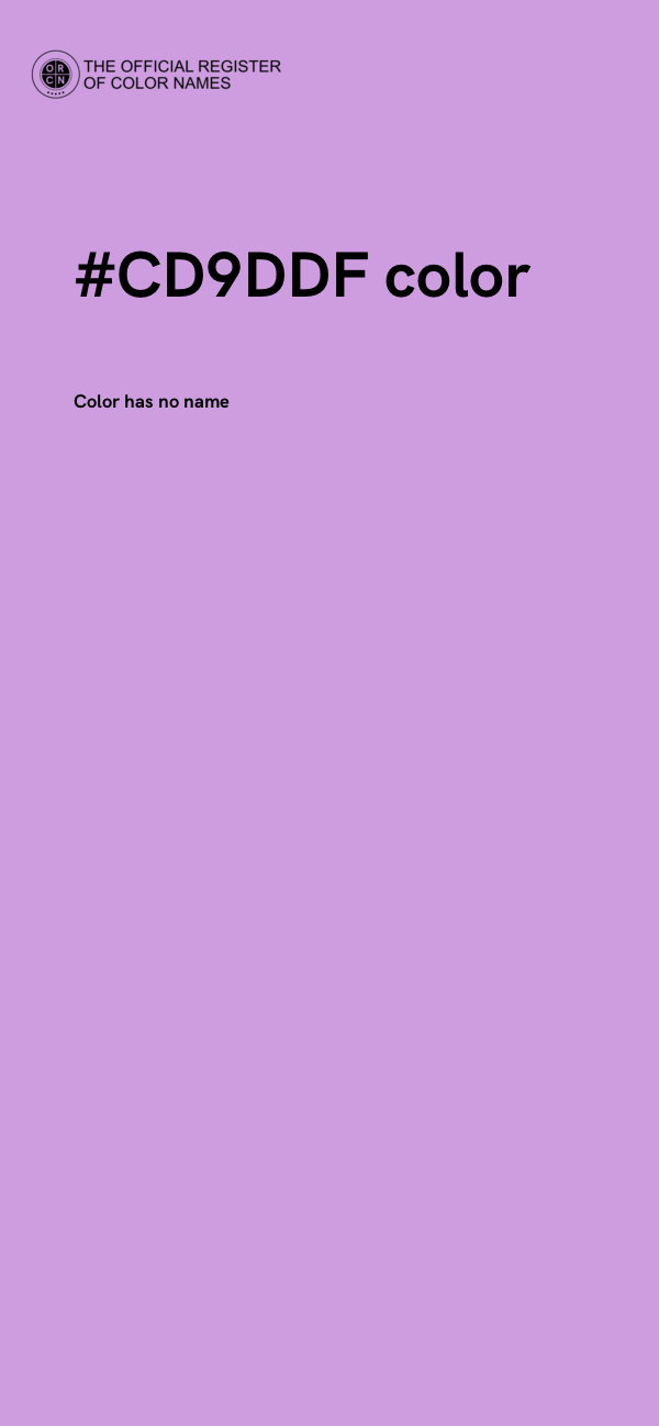 #CD9DDF color image
