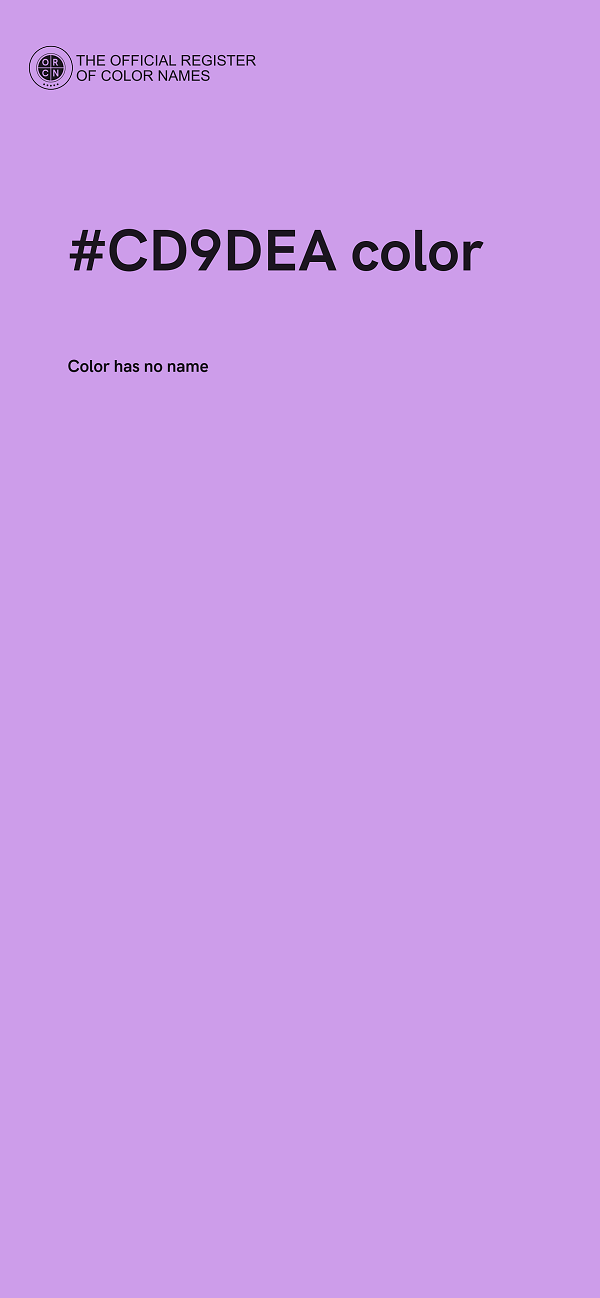 #CD9DEA color image