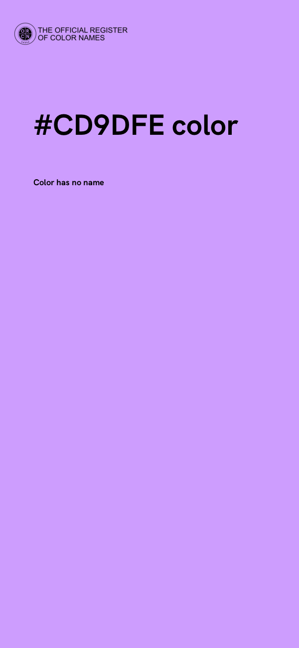 #CD9DFE color image