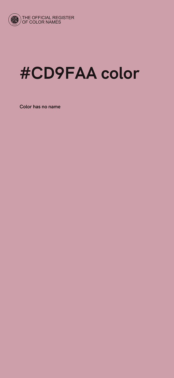 #CD9FAA color image
