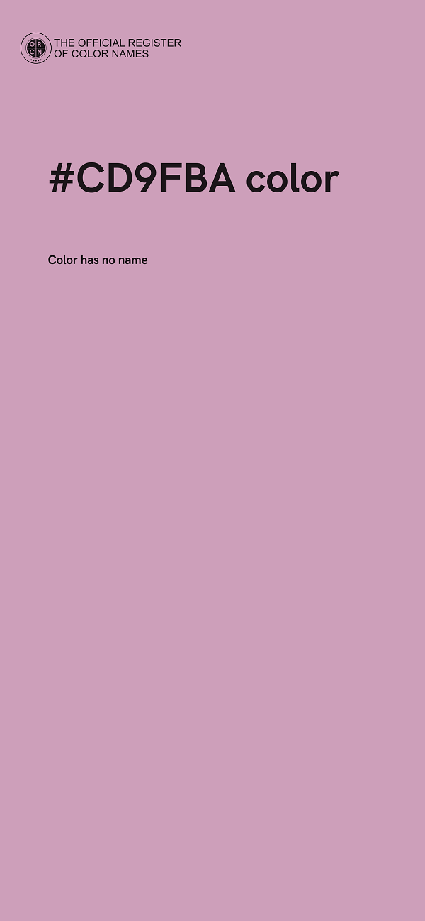 #CD9FBA color image