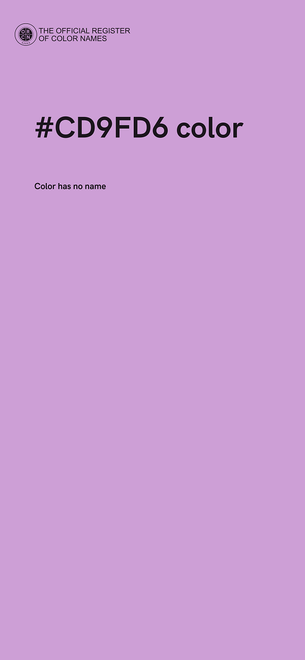 #CD9FD6 color image