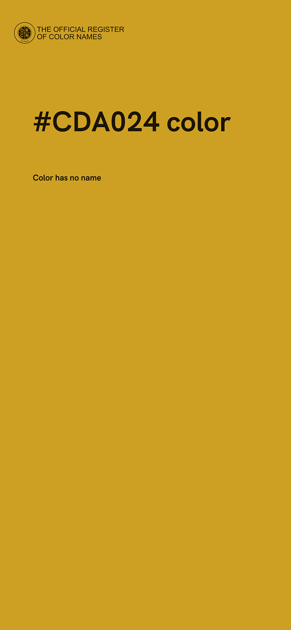 #CDA024 color image