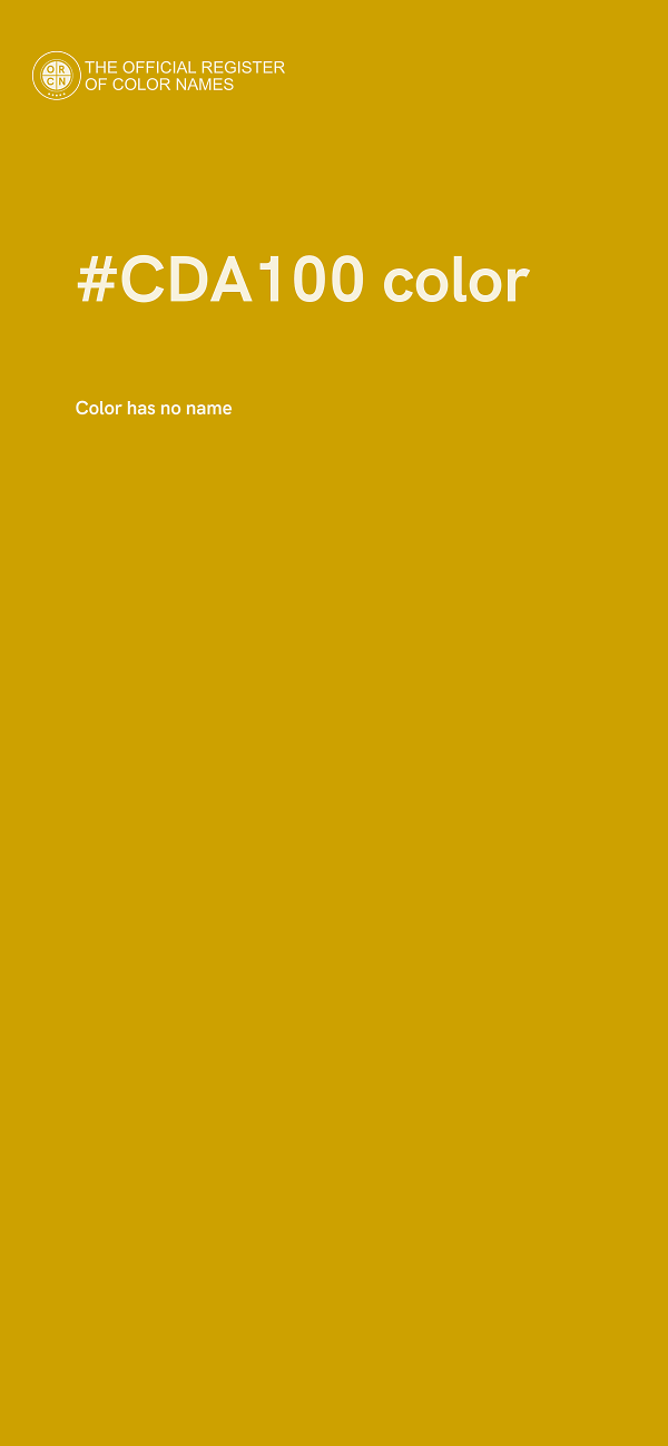 #CDA100 color image