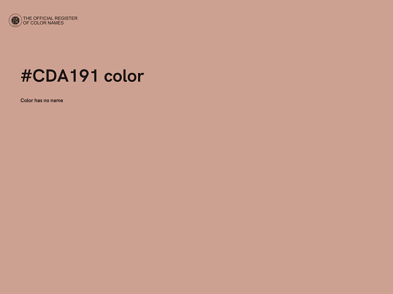 #CDA191 color image