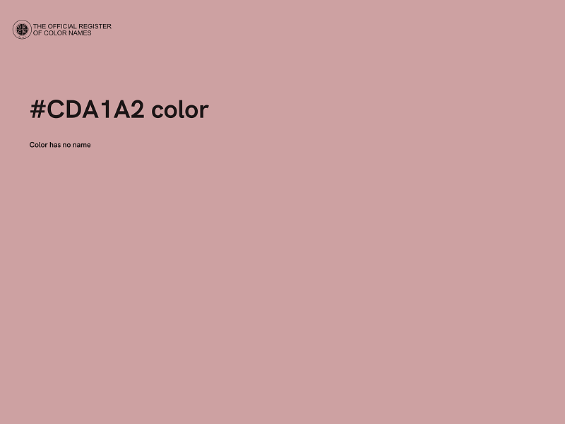 #CDA1A2 color image