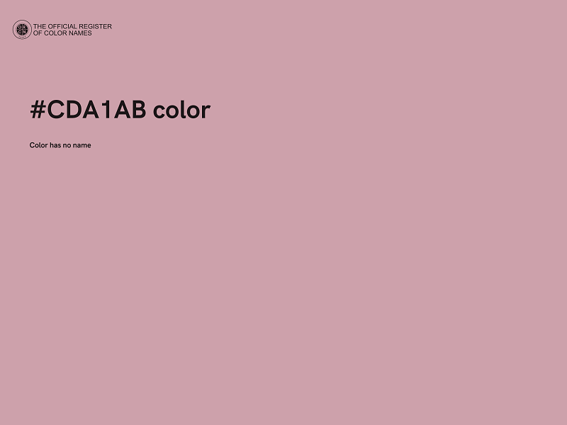 #CDA1AB color image