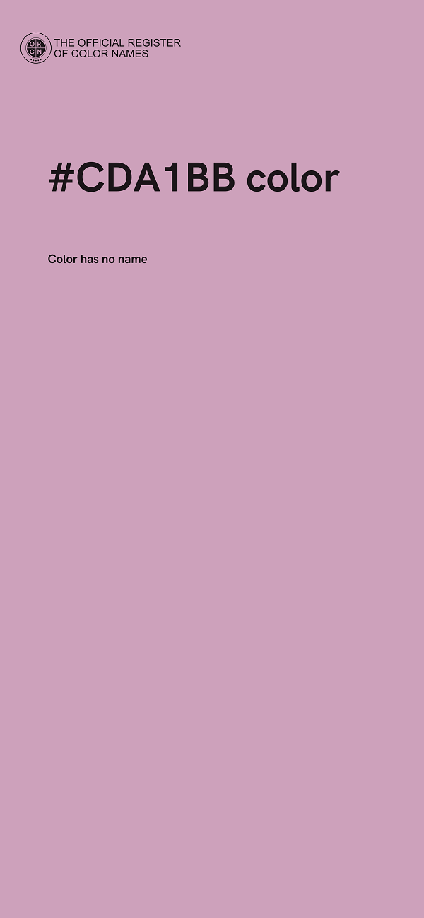#CDA1BB color image