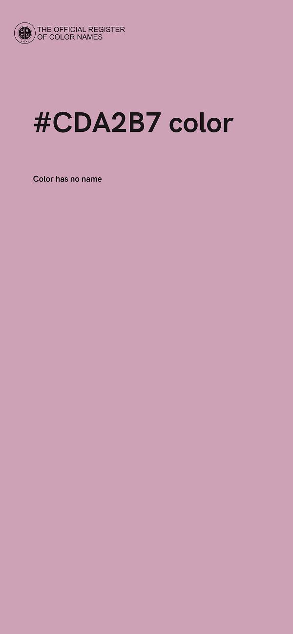 #CDA2B7 color image