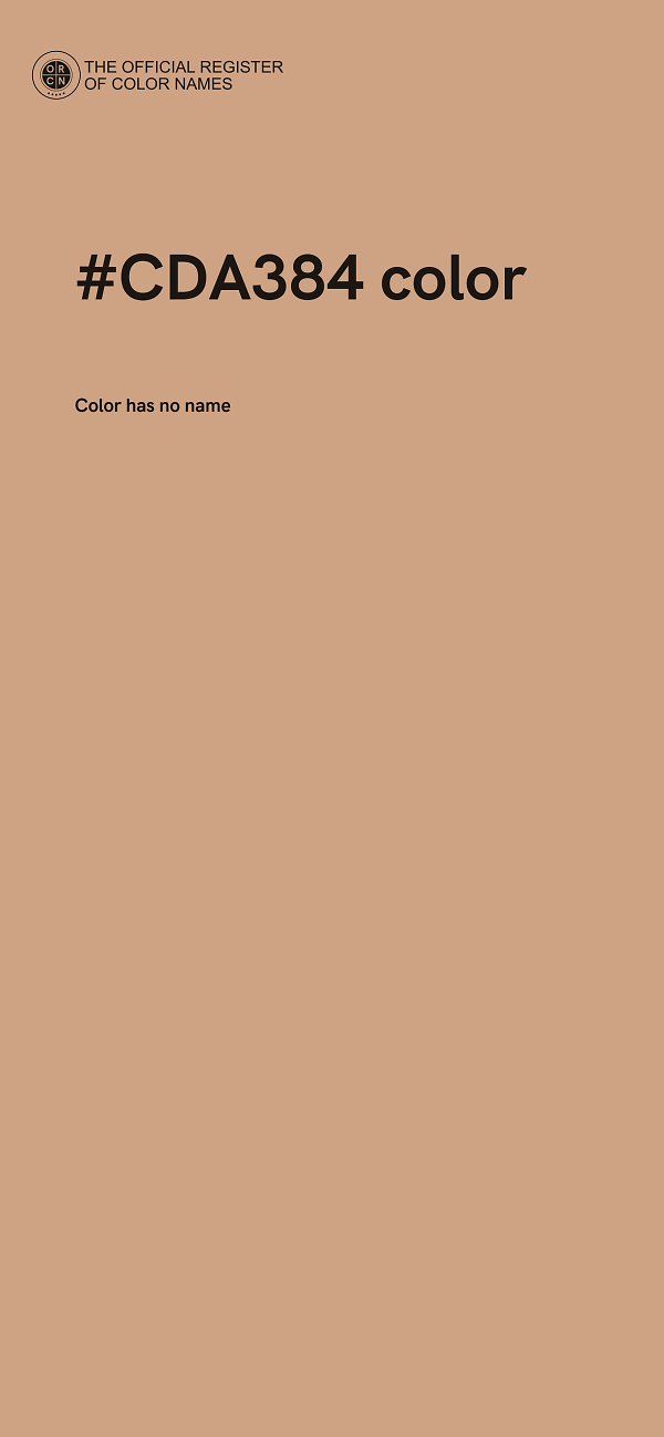 #CDA384 color image