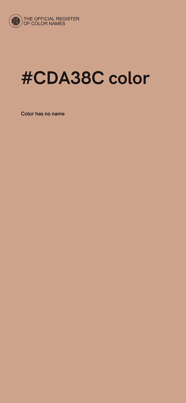 #CDA38C color image
