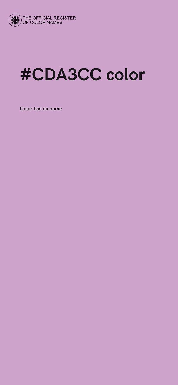 #CDA3CC color image