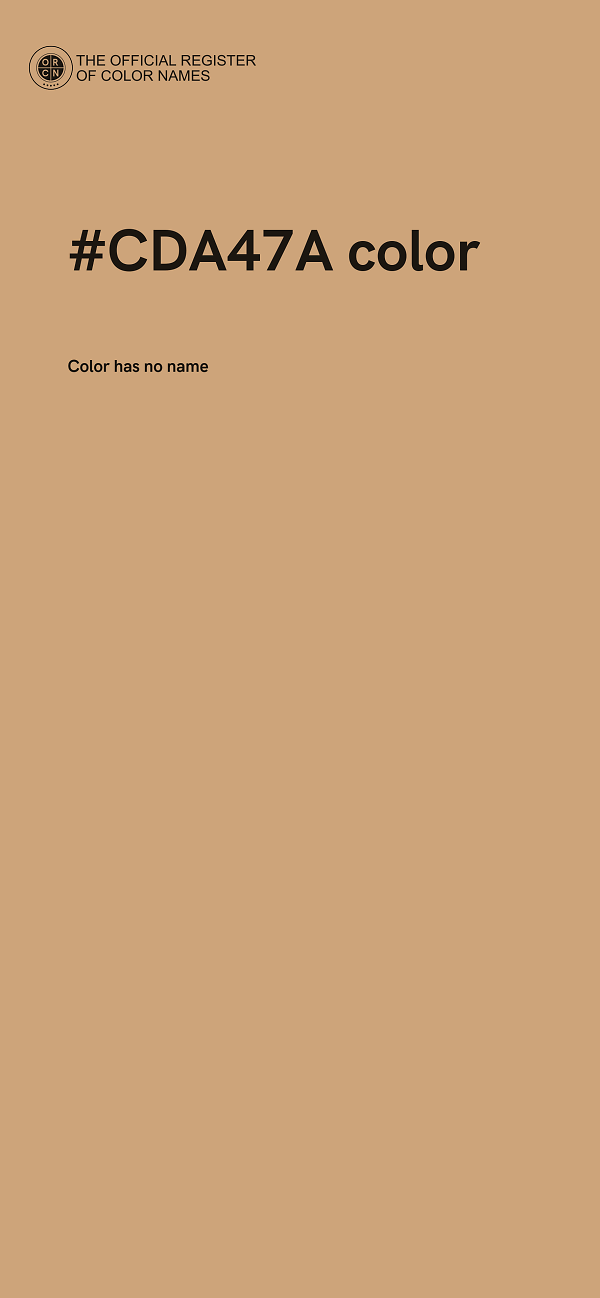 #CDA47A color image